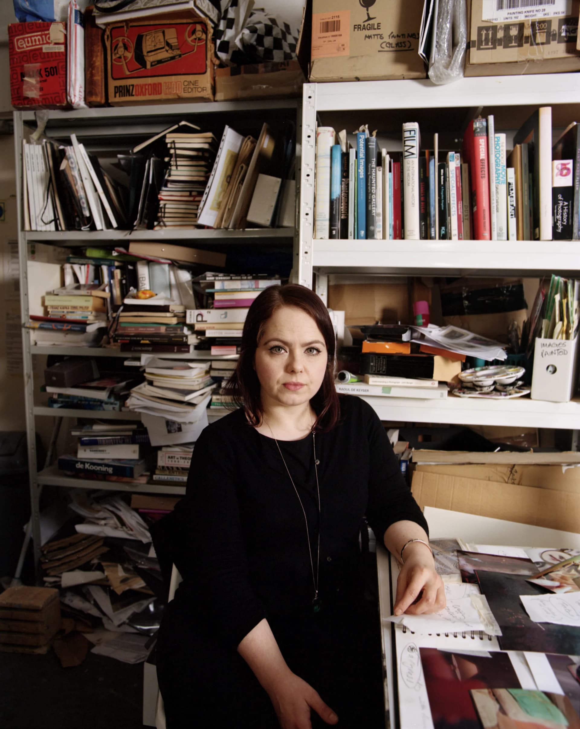 Rachel Lancaster in her studio